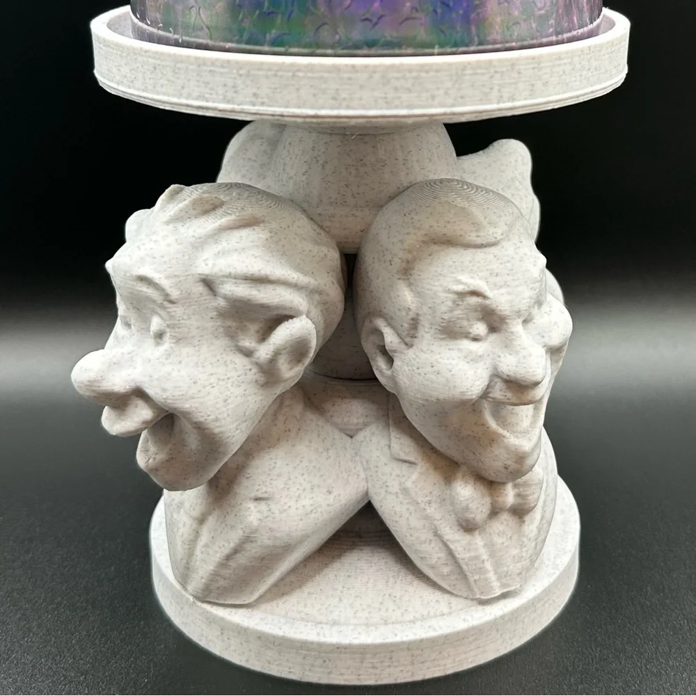 Disney Haunted Mansion Singing Busts Candle Holder Bath & Body Works 3 Wick